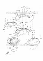 RESERVOIR A ESSENCE 2 pour Yamaha XSR 700 35KW A2 de 2024