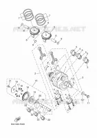 VILEBREQUIN / PISTON pour Yamaha XSR 700 35KW A2 de 2024