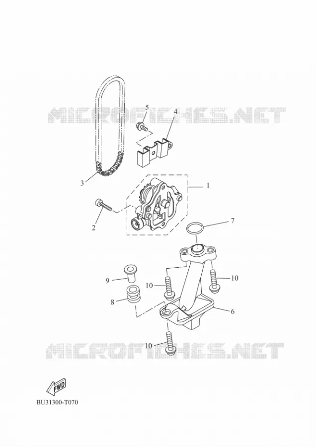 POMPE A HUILE Yamaha MOTO 700 2024 XSR  MTM690-U