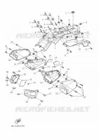 COUVERCLE LATERAL pour Yamaha XSR 700 35KW A2 de 2024