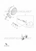 FEU ARRIERE pour Yamaha XSR 700 35KW A2 de 2024