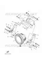 PHARE pour Yamaha XSR 700 35KW A2 de 2024