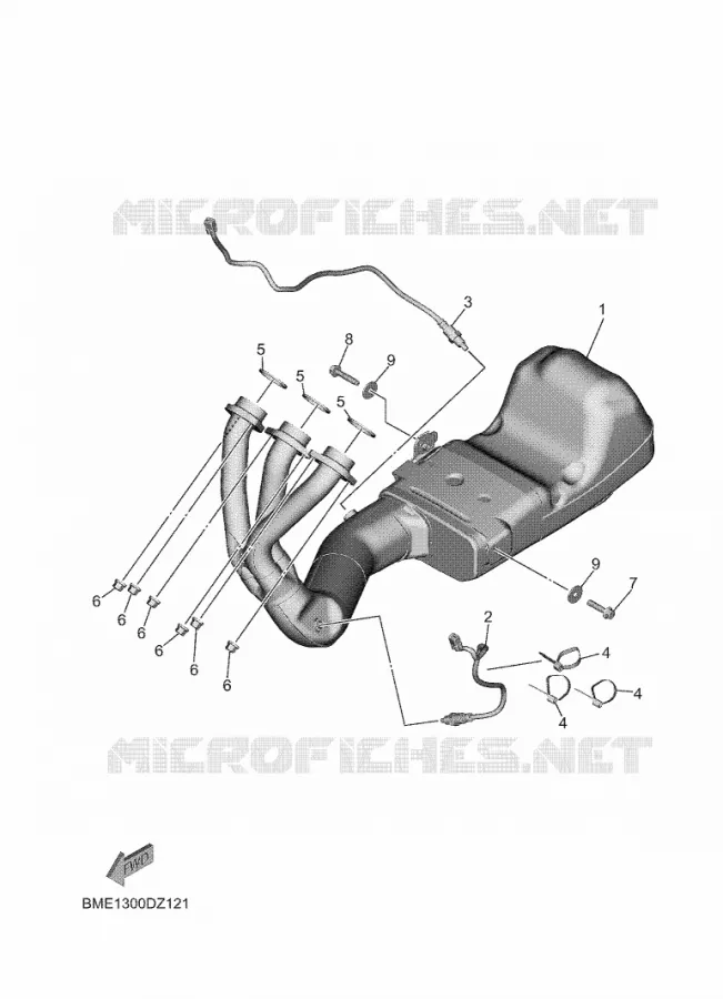 ECHAPPEMENT Yamaha MOTO 900 2024 MT  MTN890D