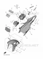 GARDE BOUE pour Yamaha R1 de 2024