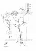 MAITRE CYLINDRE DE FREIN ARRIERE pour Yamaha R125 de 2024