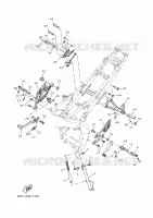 BEQUILLE / REPOSE PIEDS pour Yamaha R125 de 2024
