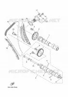 ARBRE A CAMES / CHAINE DE DISTRIBUTION pour Yamaha TENERE 700 EXPLORE de 2024