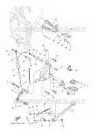 BEQUILLE / REPOSE PIEDS pour Yamaha TENERE 700 EXPLORE de 2024