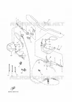 GUIDON ET CABLES pour Yamaha TENERE 700 EXPLORE de 2024