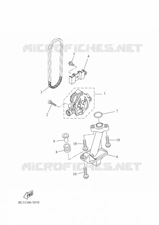 POMPE A HUILE Yamaha MOTO 700 2024 TENERE  XTZ690-U