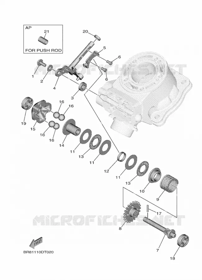 VALVE D'ECHAPPEMENT Yamaha MOTO 65 2024 YZ  YZ65