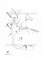GUIDON ET CABLES pour Yamaha MT-07 de 2024
