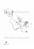 COMMODO / LEVIER pour Yamaha MT-07 de 2024