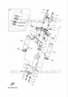 DIRECTION pour Yamaha MT-07 de 2024