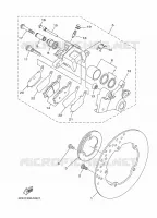 ETRIER DE FREIN ARRIERE pour Yamaha MT-07 de 2024