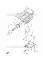 FILTRE A HUILE pour Yamaha MT-07 de 2024