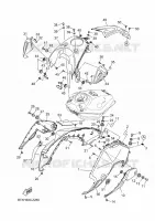 RESERVOIR A ESSENCE 2 pour Yamaha MT-07 de 2024