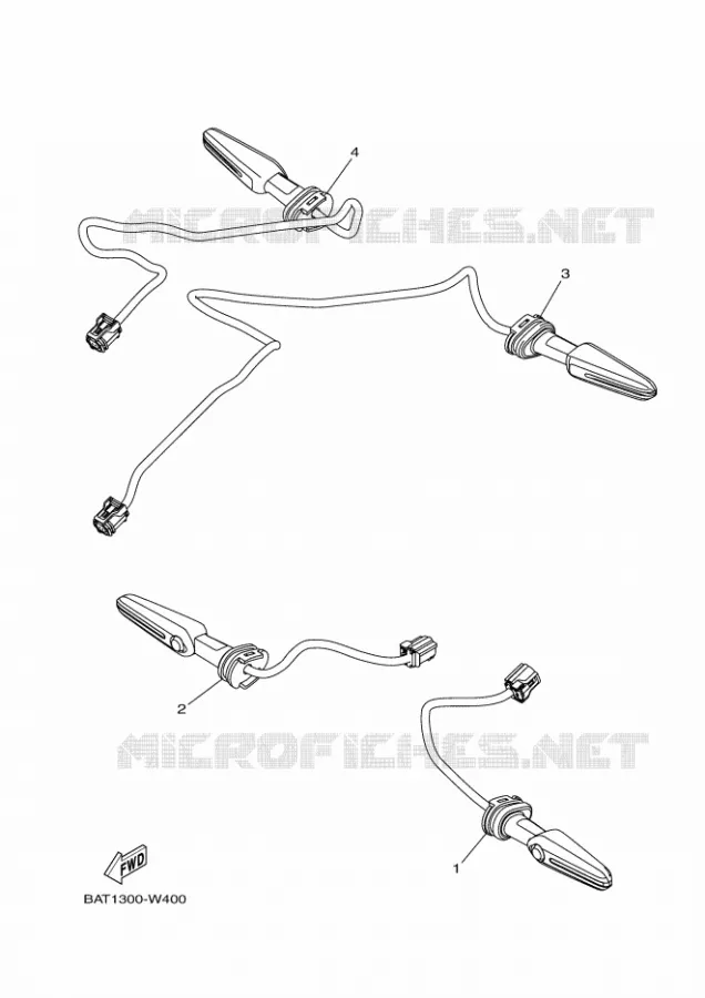 CLIGNOTANT Yamaha MOTO 700 2024 MT  MTN690