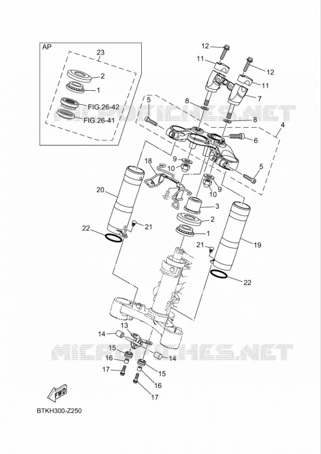 DIRECTION Yamaha MOTO 700 2024 MT  MTN690