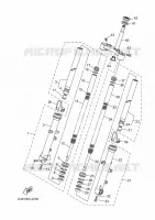FOURCHE pour Yamaha MT-07 35KW A2 de 2024