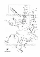 MAITRE CYLINDRE DE FREIN AVANT pour Yamaha MT-07 35KW A2 de 2024