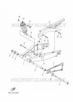 BRAS OSCILLANT / AMORTISSEUR pour Yamaha R3 de 2024