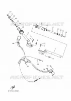 GUIDON ET CABLES pour Yamaha R3 de 2024