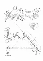 MAITRE CYLINDRE DE FREIN ARRIERE pour Yamaha MT-10 de 2024
