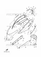 COUVERCLE LATERAL pour Yamaha D'ELIGHT 125 de 2024