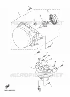 PHARE  pour Yamaha D'ELIGHT 125 de 2024