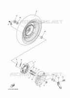 ROUE ARRIERE pour Yamaha D'ELIGHT 125 de 2024