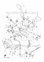 GUIDON ET CABLES pour Yamaha D'ELIGHT 125 de 2024
