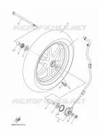 ROUE AVANT pour Yamaha D'ELIGHT 125 de 2024