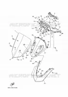 PARE BRISE pour Yamaha NMAX 125 de 2024