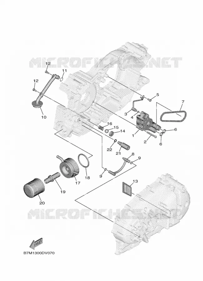 POMPE A HUILE Yamaha SCOOTER 560 2024 TMAX  XP560