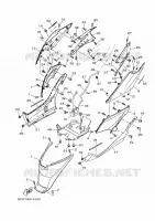 COUVERCLE LATERAL pour Yamaha TRICITY 125 de 2024