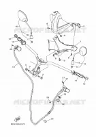 GUIDON ET CABLES pour Yamaha TRICITY 125 de 2024