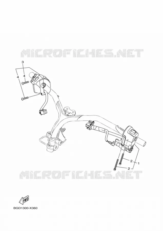 COMMODO / LEVIER Yamaha SCOOTER 155 2024 TRICITY  MWS155-A