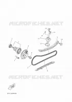 ARBRE A CAMES / CHAINE DE DISTRIBUTION pour Yamaha XMAX 125 de 2024