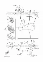 PARTIE ELECTRIQUE 2 pour Yamaha XMAX 125 de 2024