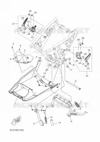 BEQUILLE / REPOSE PIEDS pour Yamaha XMAX 300 de 2024