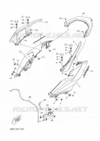 COUVERCLE LATERAL pour Yamaha XMAX 300 de 2024