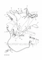 GUIDON ET CABLES pour Yamaha XMAX 300 de 2024