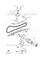 ARBRE A CAMES / CHAINE DE DISTRIBUTION pour Yamaha XMAX 250 de 2024