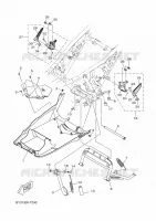 BEQUILLE / REPOSE PIEDS pour Yamaha XMAX 250 de 2024