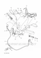 GUIDON ET CABLES pour Yamaha XMAX 250 de 2024