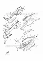 BEQUILLE / REPOSE PIEDS 2 pour Yamaha XMAX 250 TECH MAX de 2024