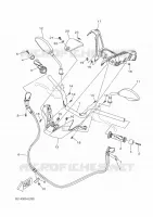 GUIDON ET CABLES pour Yamaha XMAX 250 TECH MAX de 2024