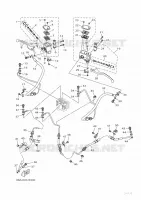 MAITRE CYLINDRE DE FREIN  pour Yamaha XMAX 250 TECH MAX de 2024