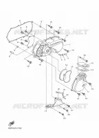 CARTER   MOTEUR 1 pour Yamaha RAYZR 125 de 2024